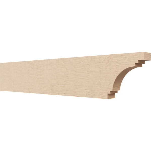 Ekena Millwork 2in. W x 6in. H x 32in. L Pescadero Woodgrain TimberThane Rafter Tail, Primed Tan RFTUR02X06X32PECRCPR - main